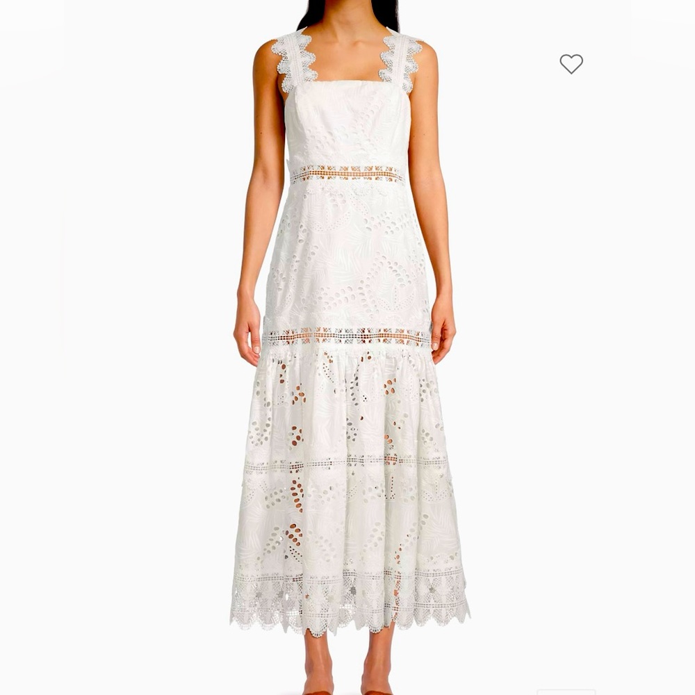Waimari Sireneuse dress in white cotton